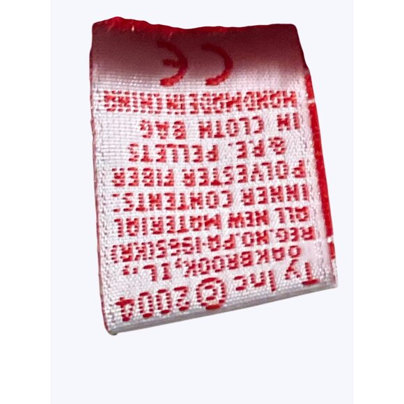 Ty Beanie Buddies  Plush Sam Red Bear With Patriotic Hat and Ribbon - Picture 10 of 11